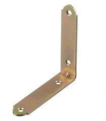 Уголок узкий оцинкованный 75х75х17х2 мм с желтой пассивацией - фото 1