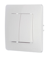 Выключатель Systeme Electric Blanca двухклавишный встраиваемый белый (BLNVS010501) - фото 4
