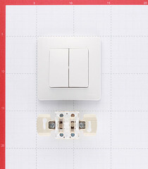 Выключатель Systeme Electric Blanca двухклавишный встраиваемый белый (BLNVS010501) - фото 3