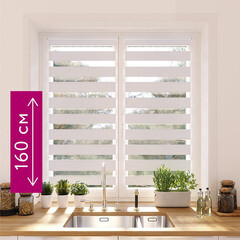 Рулонная штора день-ночь 140х160 см Legrand снежно-белая - фото 4