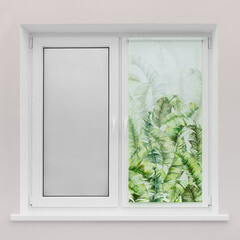 Рулонная штора 42,5х175 см Legrand Джунгли цветная - фото 3