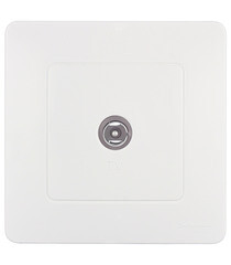 Розетка телевизионная Systeme Electric Blanca встраиваемая белая (BLNTS000011) - фото 1