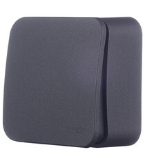 Выключатель Systeme Electric Blanca одноклавишный накладной антрацит (BLNVA101016) - фото 2