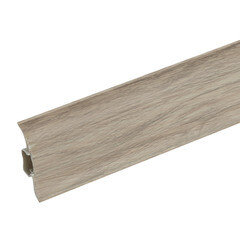 Изображение товара Плинтус ПВХ напольный Winart 58 мм дуб эллора 2500 мм S-профиль с кабель-каналом