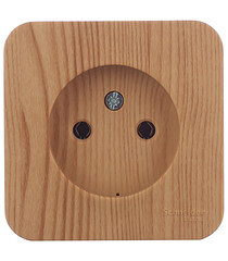 Розетка Systeme Electric Blanca накладная ясень (BLNRA000115) - фото 1