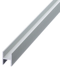 Изображение товара Профиль алюминиевый H-образный 18х13х18х1,5х1000 мм анодированный