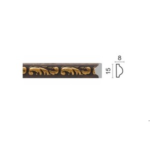 Молдинг Decor Dizayn 15x8x2400 мм (80 130-966) — купить в Санкт ...