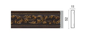 Молдинг Decor Dizayn средний 52х11х2400 мм (40 156-966) — купить в ...