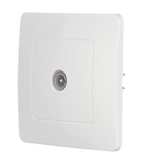 Розетка телевизионная Systeme Electric Blanca встраиваемая белая (BLNTS000011) - фото 2