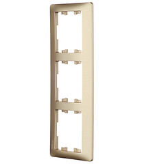 Рамка Systeme Electric Glossa трехместная титан (GSL000403) - фото 3