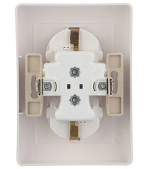 Розетка Systeme Electric Blanca встраиваемая белая со шторками (BLNRS001121) - фото 3