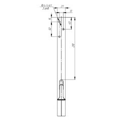 Кронштейн желоба Grand Line металлический d125 мм 210 мм коричневый RAL 8017 - фото 2
