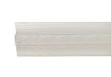 Плинтус ПВХ Technical 60 мм ясень серый 2500 мм с кабель-каналом