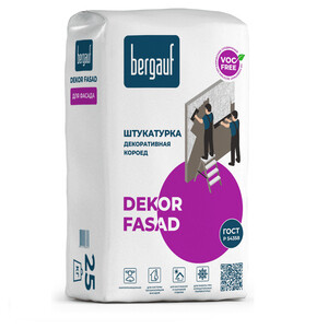 Штукатурка декоративная Bergauf Dekor Fasad 25 кг