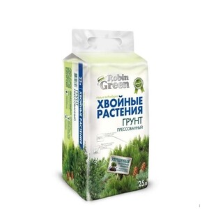 Грунт для хвойных растений Робин Грин прессованный 25 л — купить в ...