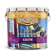 Антисептик Текстурол Кантри для дерева основа А белый 2,7 л