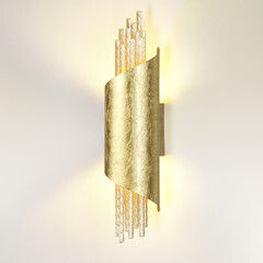 Светильник светодиодный настенный Odeon Light Monica 5 Вт 200 Lm 4000К IP20 220 В золото (3901/5W)