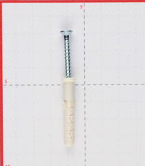 Дюбель-гвоздь Sormat 6x40 мм цилиндрическая манжета нейлон (200 шт.) - фото 2