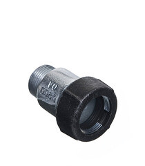 Соединитель Gebo Quick (AK1/GBAK10) 1 НР(ш) чугунный оцинкованный - фото 2