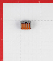 Клемма на 5 проводов Wago 222-415 0,08-2,5 кв. мм с рычажками без пасты (5 шт.) - фото 5