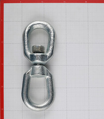 Вертлюг петля-петля d16 мм оцинкованный - фото 4