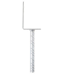 Опора колонны бруса L-образная оцинкованная d19 90х325х120х4 мм - фото 4