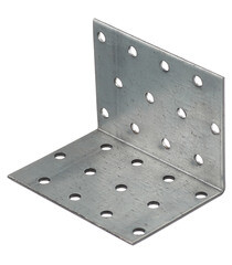 Изображение товара Уголок соединительный оцинкованный 60х60х80х2 мм