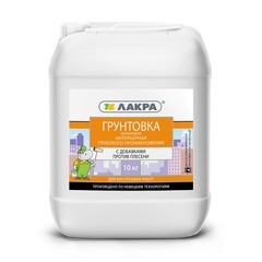 Грунт Лакра интерьерный глубокого проникновения против плесени 10 кг
