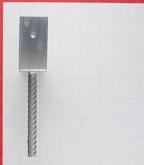 Опора колонны бруса U-образная оцинкованная d19 140х325х120х4 мм - фото 3