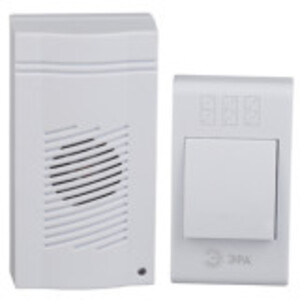 Звонок Эра C51 беспроводной с кнопкой 32 мелодии белый — купить в ...