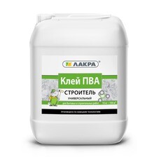 Клей ПВА Лакра Строитель универсальный 10 кг