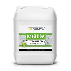 Клей ПВА Лакра Строитель универсальный 10 кг
