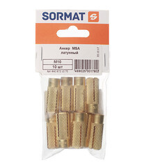 Анкер Sormat MSA для бетона 10х34 мм латунный (10 шт.) - фото 6