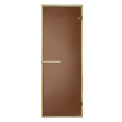 Дверь для сауны DoorWood бронза матовая 700х1900 мм