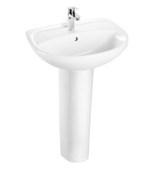 Раковина Jika Lyra 55 см подвесная белая (1427.1/8.1427.1.000.104.9) - фото 7