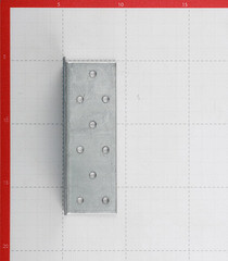 Уголок соединительный оцинкованный 40х40х120х2 мм - фото 3