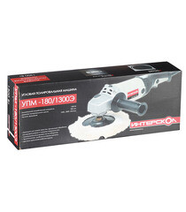 Шлифмашина полировальная электрическая Интерскол УПМ-180/1300Э 1300 Вт d180 мм (27.1.1.12) - фото 2