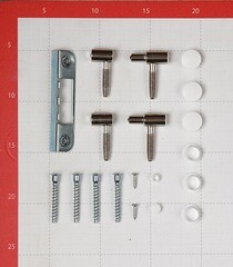 Коробка дверная 70х34х2070 мм (820 мм) финишпленка белая с петлями (2,5 шт.) - фото 3