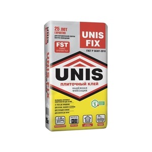 Клей для плитки и камня Unis Fix (класс С0Т) 25 кг — купить в Санкт ...