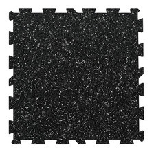 Плитка модульная резиновая Uniroll Микс 15 серая 500х500х6 мм 1 кв.м (4 шт.)