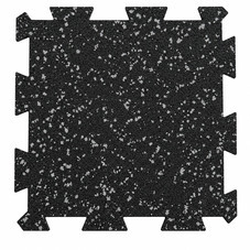 Плитка модульная резиновая Uniroll Микс 15 серая 250х250х6 мм 1 кв.м (16 шт.)