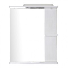 Шкаф зеркальный Asb-Mebel 728х582х146 мм белый орхидея