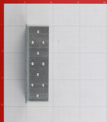 Уголок соединительный оцинкованный 40х40х140х2 мм - фото 2