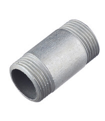 Бочонок 1 НР(ш) х 1 НР(ш) стальной оцинкованный - фото 1