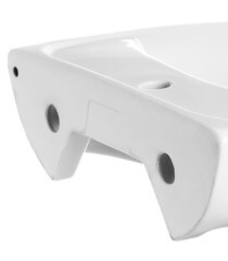 Раковина Jika Lyra 55 см подвесная белая (1427.1/8.1427.1.000.104.9) - фото 3