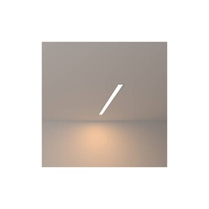 100-300-53 / Линейный светодиодный встраиваемый светильник 53см 10W 3000К матовое серебро