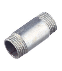 Бочонок 1/2 НР(ш) х 1/2 НР(ш) стальной оцинкованный - фото 1