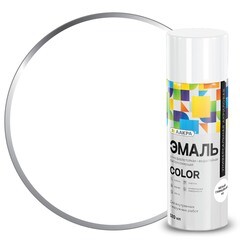 Эмаль аэрозольная Лакра Color универсальная белая глянцевая 40