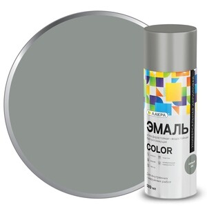 Эмаль аэрозольная Лакра Color универсальная серая 301 — купить в Санкт ...