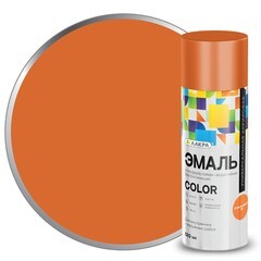 Эмаль аэрозольная Лакра Color универсальная оранжевая 68